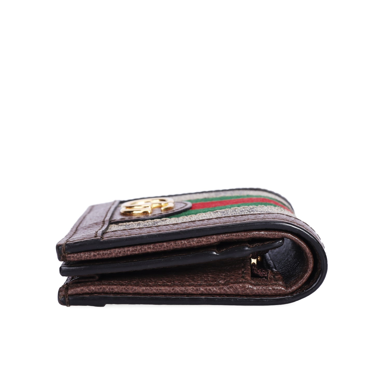 Pre-Owned Gucci Ophidia Brown GG Supreme Coated Canvas Wallet 88237761