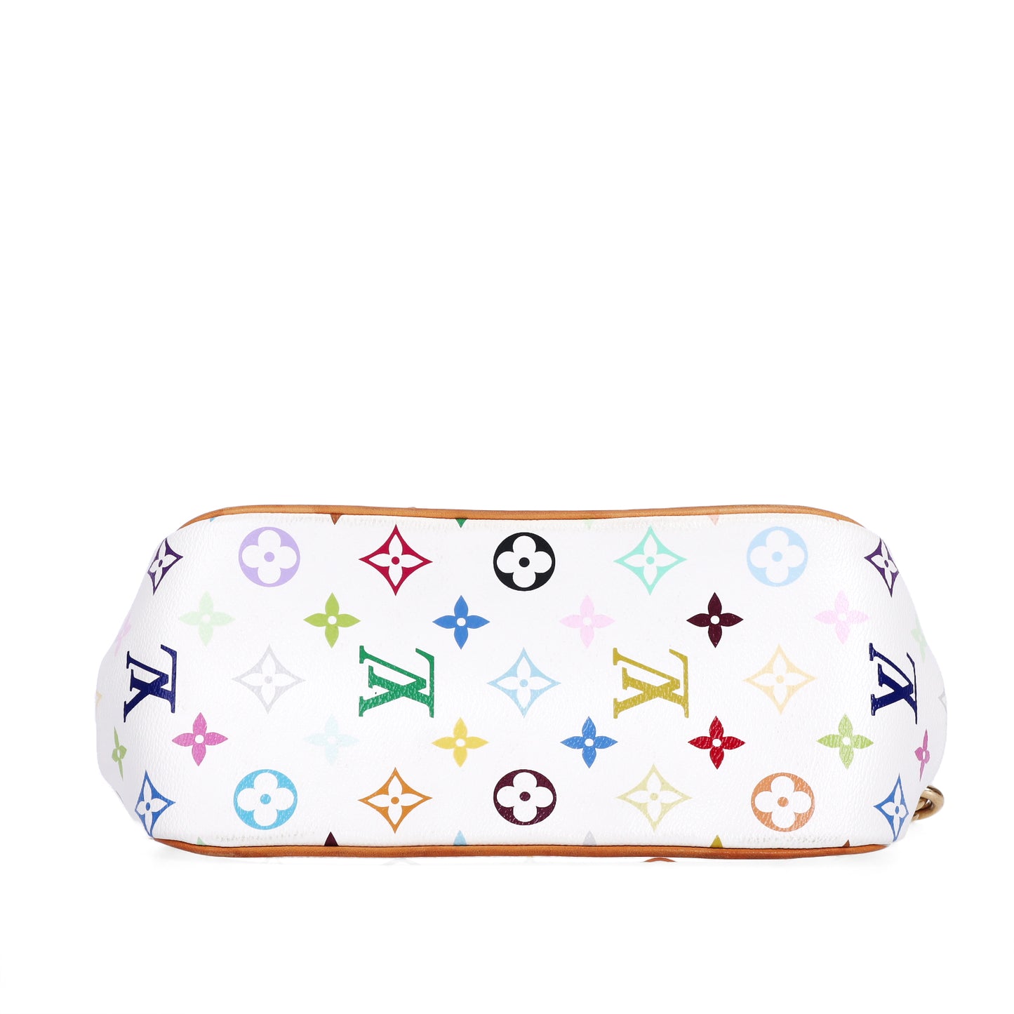 Pre-Owned Louis Vuitton Marilyn White Murakami Coated Canvas Top Handle Bag 88253274