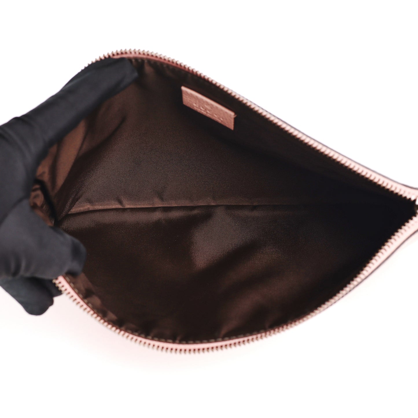 Pre-Owned Gucci Animalier Pink Calfskin Leather Clutch 88262744