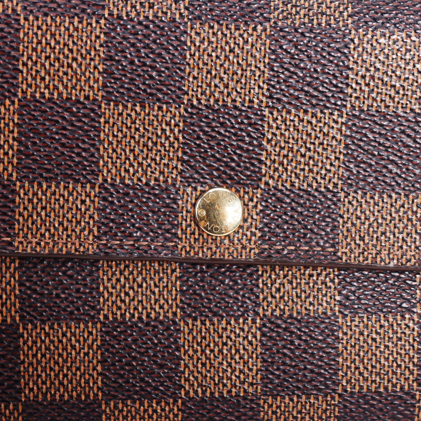 Pre-Owned Louis Vuitton Sarah Brown Damier Ebene Coated Canvas Long Wallet 88646303