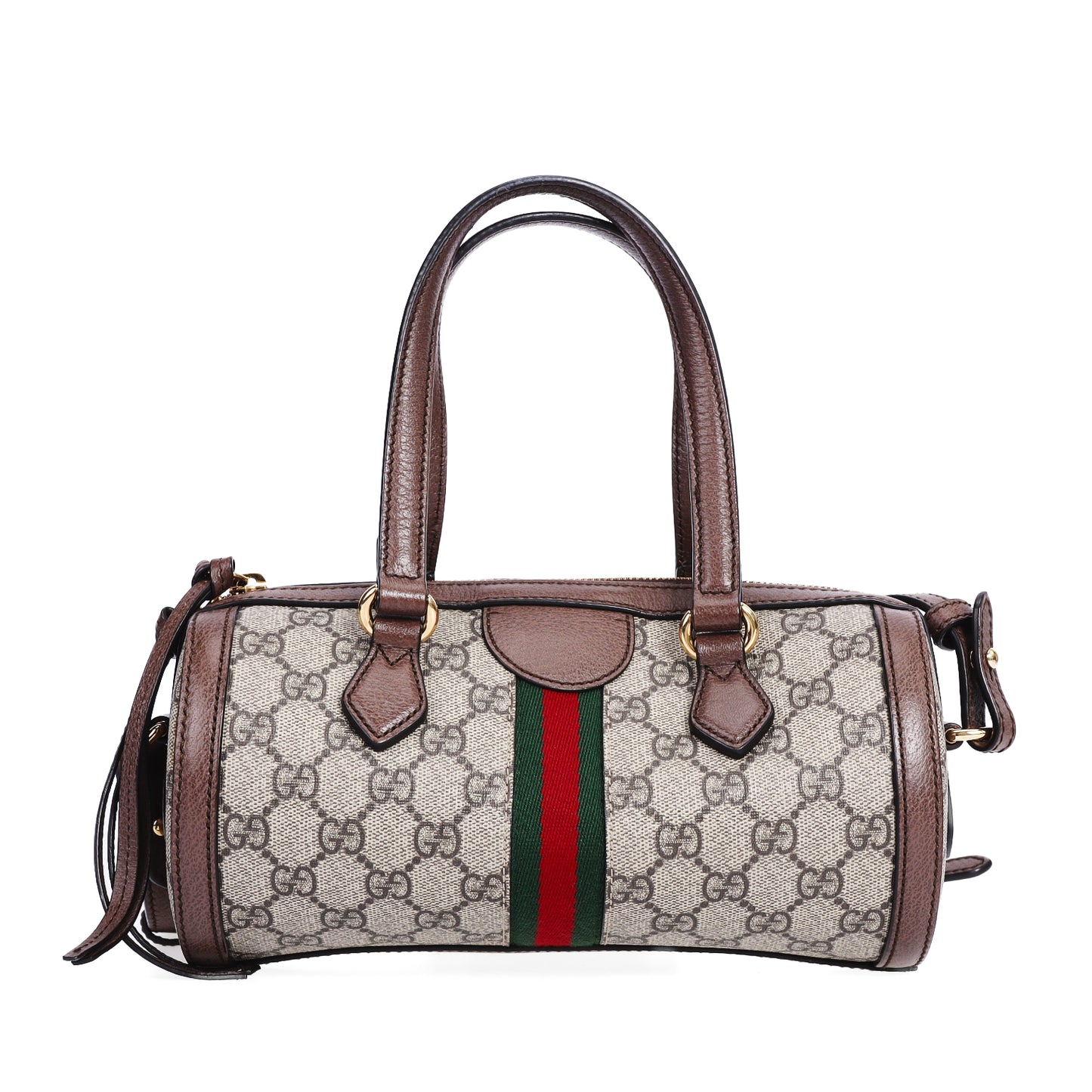 Pre-Owned Gucci Ophidia GG Supreme  Beige Coated Canvas Crossbody Bag 89546973