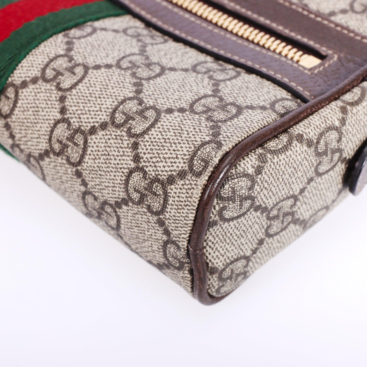 Pre-Owned Gucci Ophidia GG Supreme Brown Canvas Shoulder Bag 89764658 c