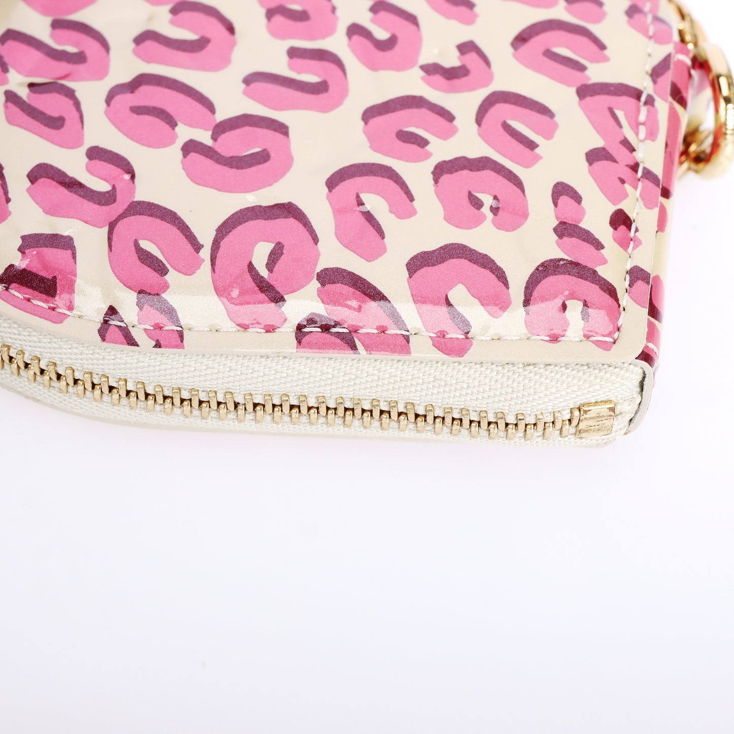 Pre-Owned Louis Vuitton Heart Pink Patent Leather Coin Purse 91580396