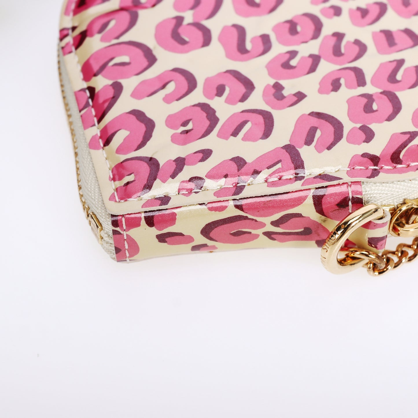 Pre-Owned Louis Vuitton Heart Pink Patent Leather Coin Purse 91580396