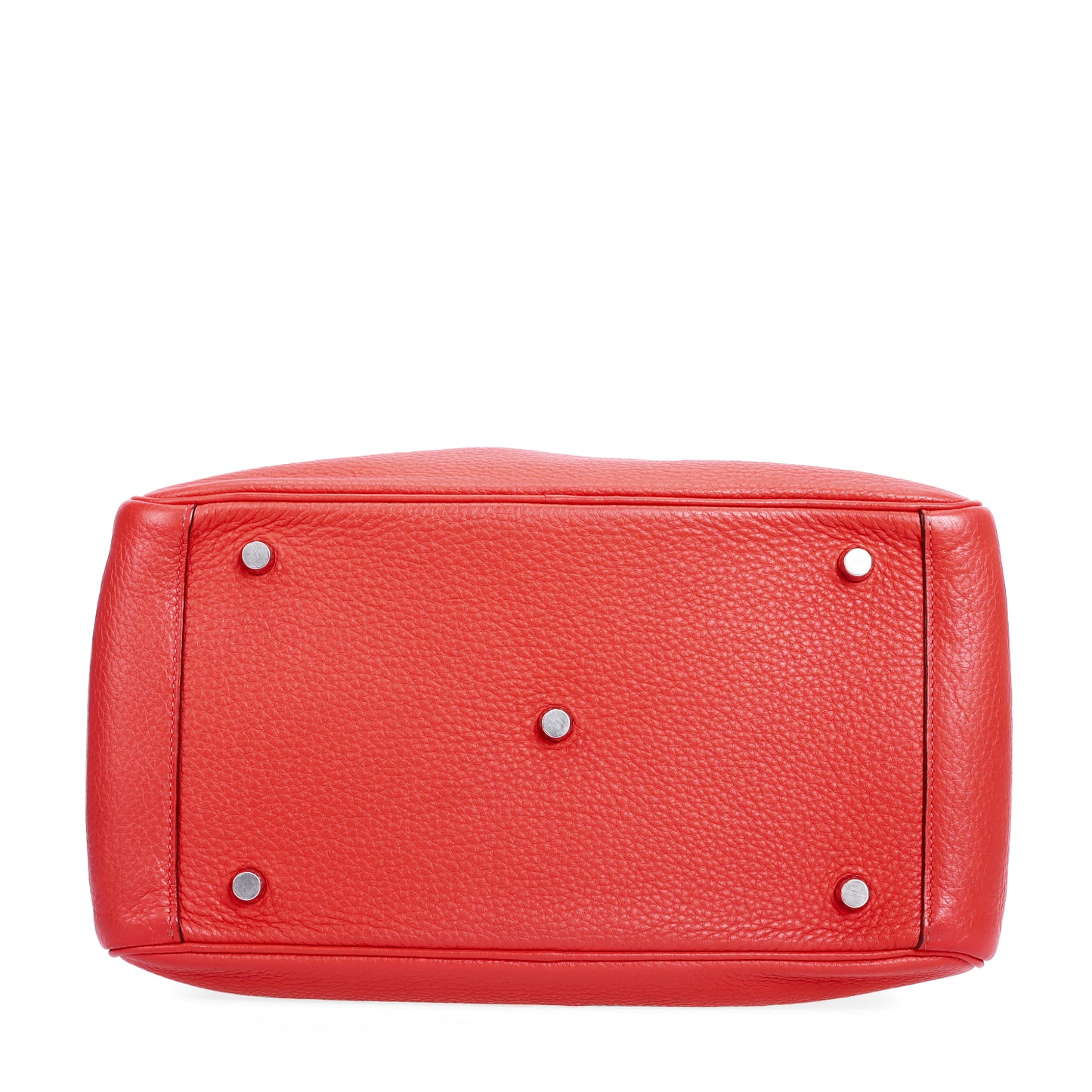 Pre-Owned Hermès Lindy Rose Salmon Taurillon Clémence Leather Shoulder Bag 91872459 L