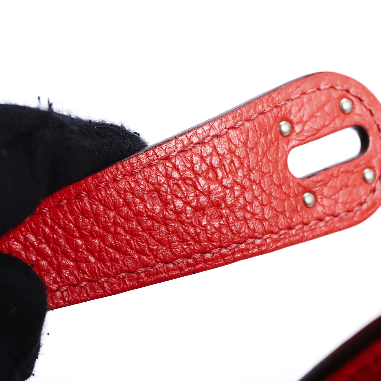 Pre-Owned Hermès Lindy Rose Salmon Taurillon Clémence Leather Shoulder Bag 91872459 L