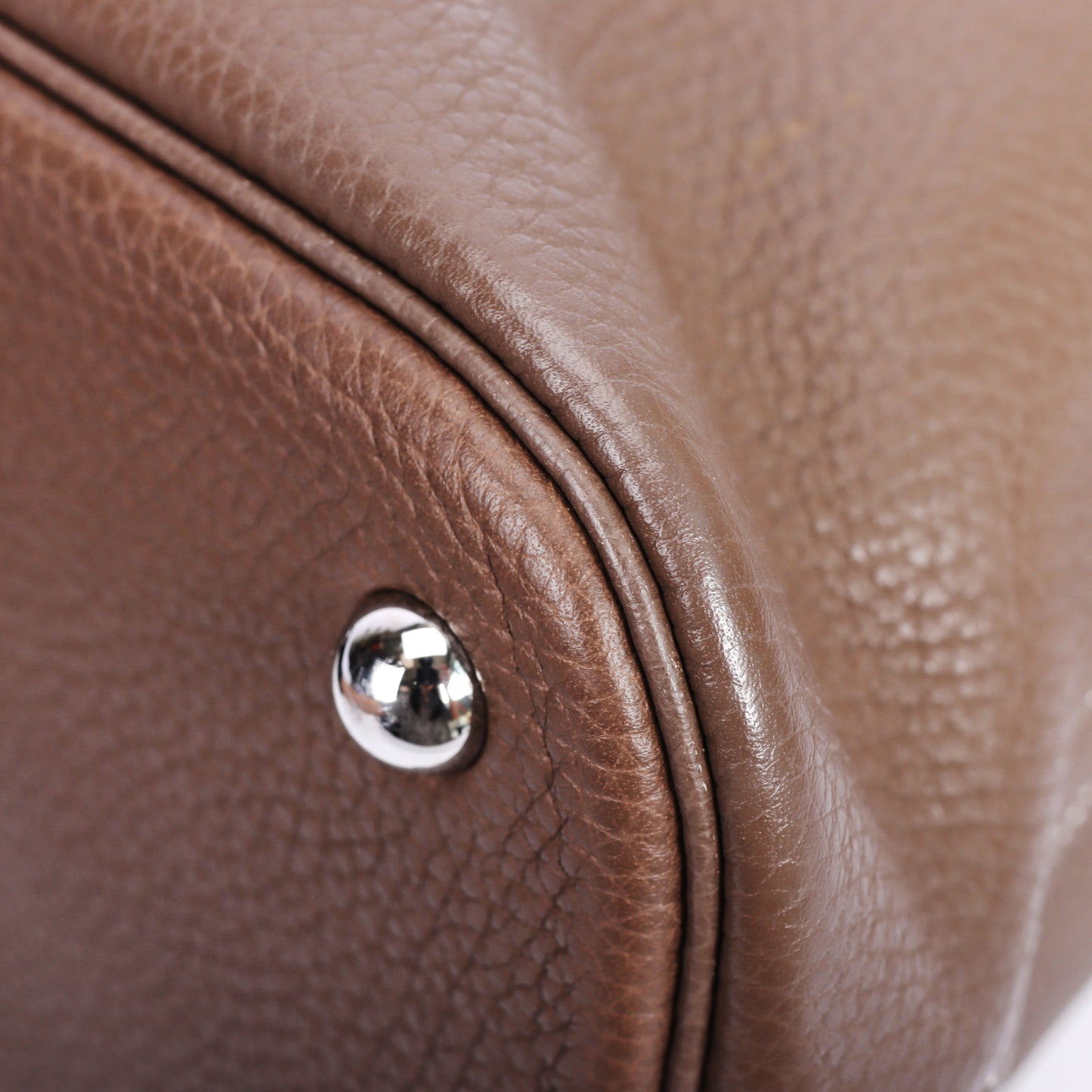 Pre-Owned Hermès Bolide 31 Etoupe Grey Veau Togo Top Handle Bag 92076479L