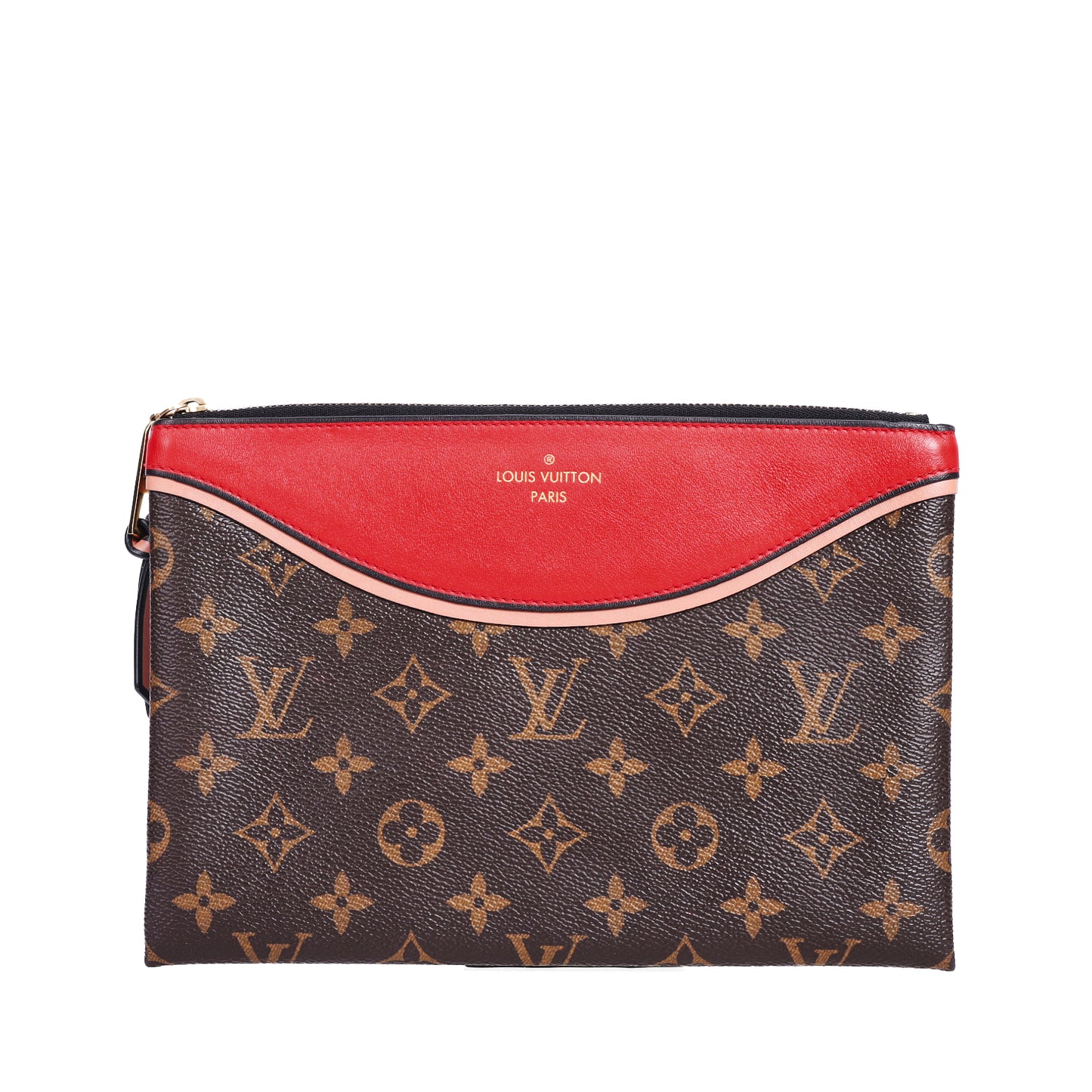 Pre-Owned Louis Vuitton Pochette  Brown Coated Canvas  Clutch 92248190