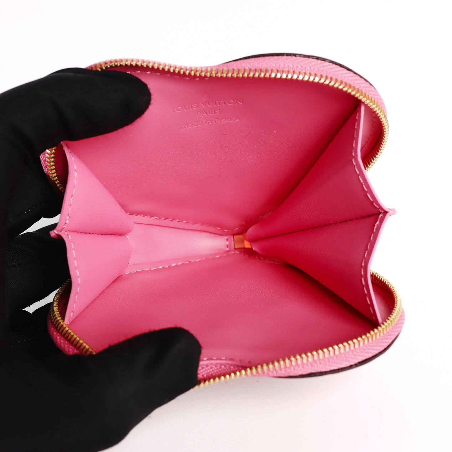 Pre-Owned Louis Vuitton Heart Pink Patent Leather  Coin Purse 92326183