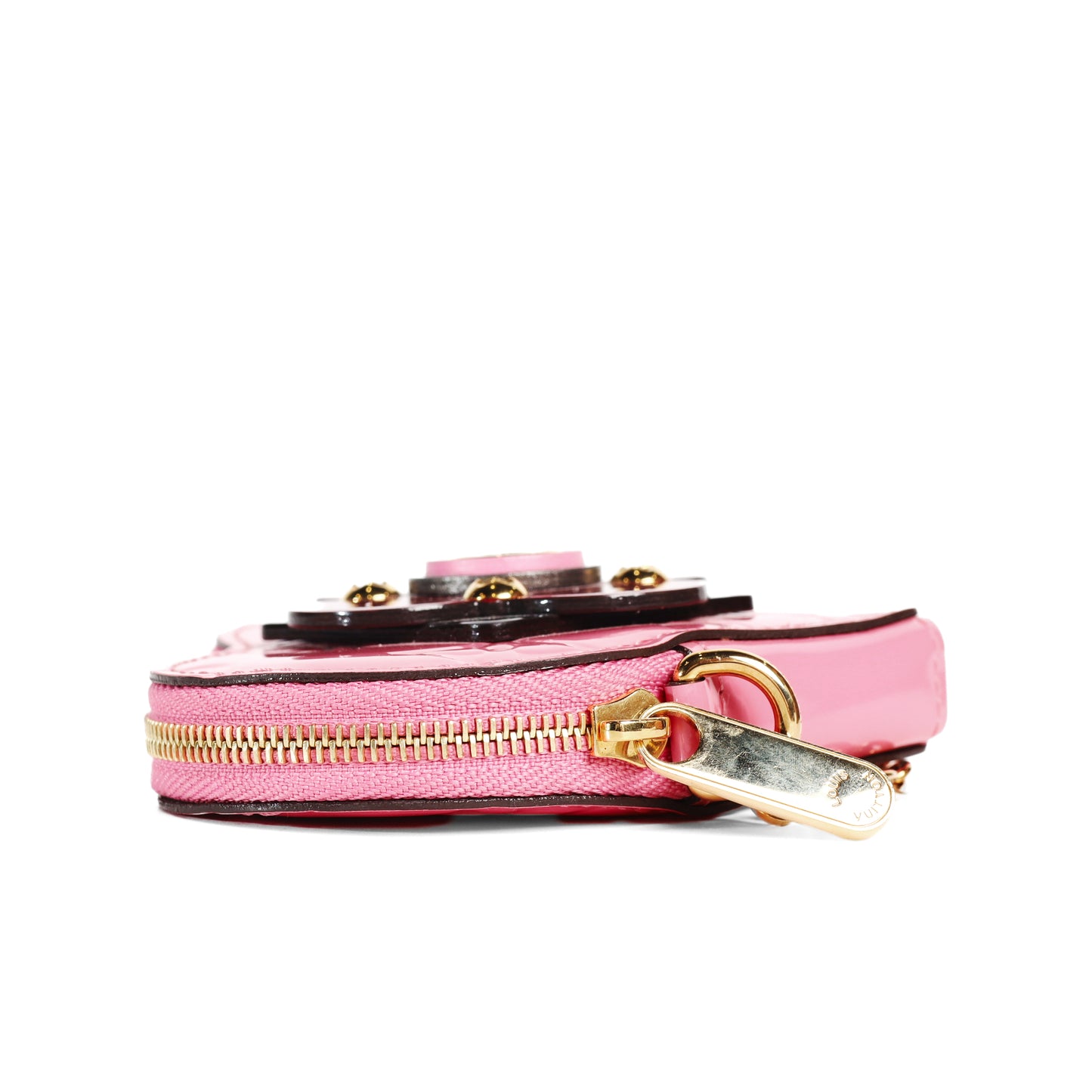 Pre-Owned Louis Vuitton Heart Pink Patent Leather  Coin Purse 92326183