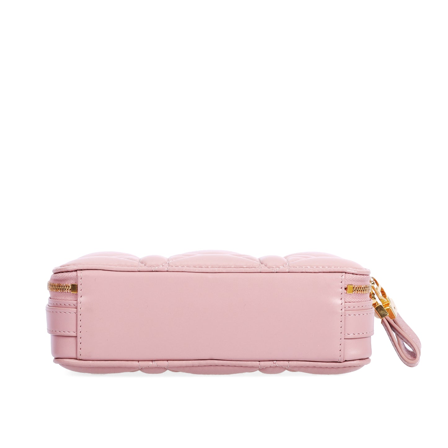 Pre-Owned Christian Dior Caro Box Pink Calfskin Crossbody Bag 92683634