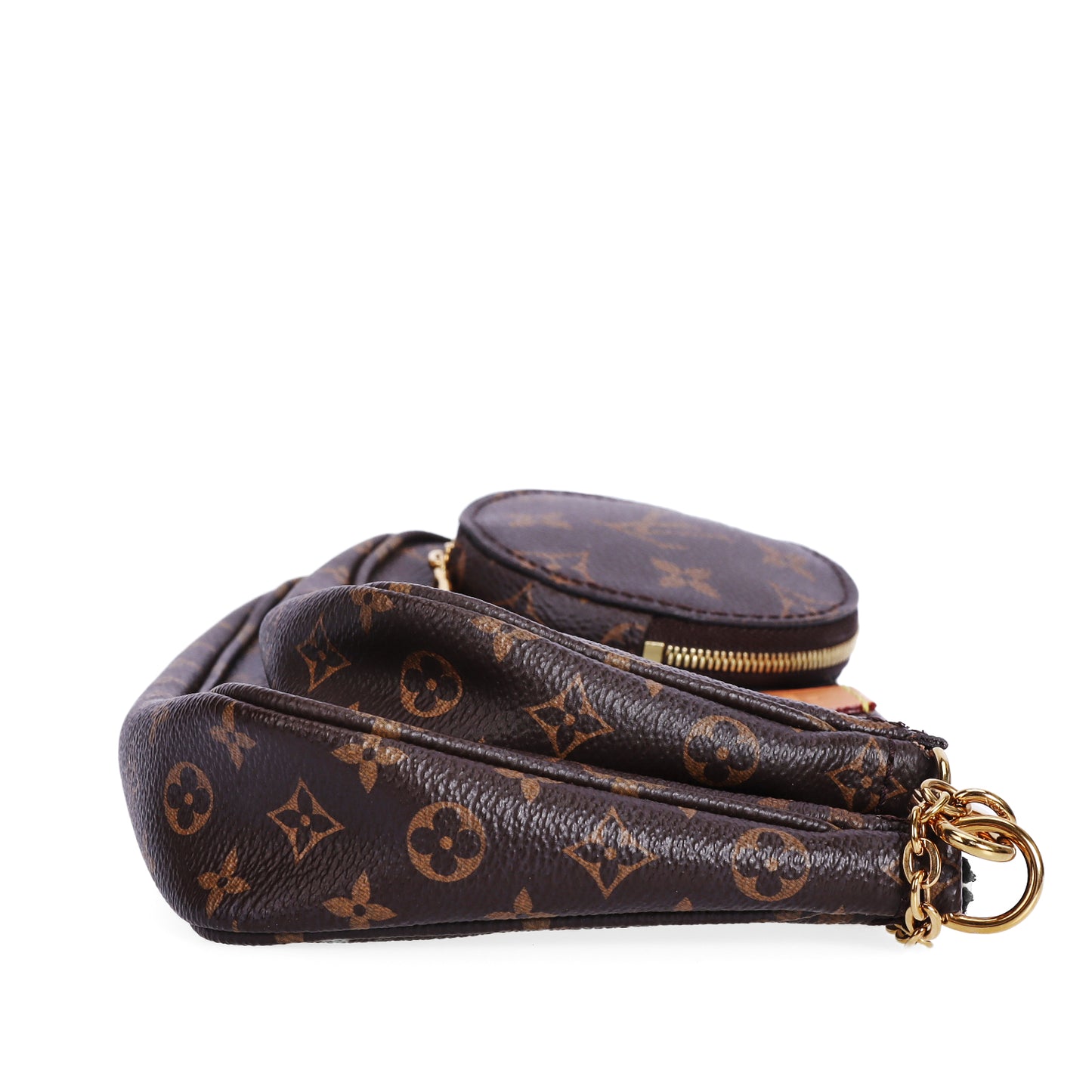 Pre-Owned Louis Vuitton Multi Pochette Accessoires Brown Coated Canvas Shoulder Bag 94399459