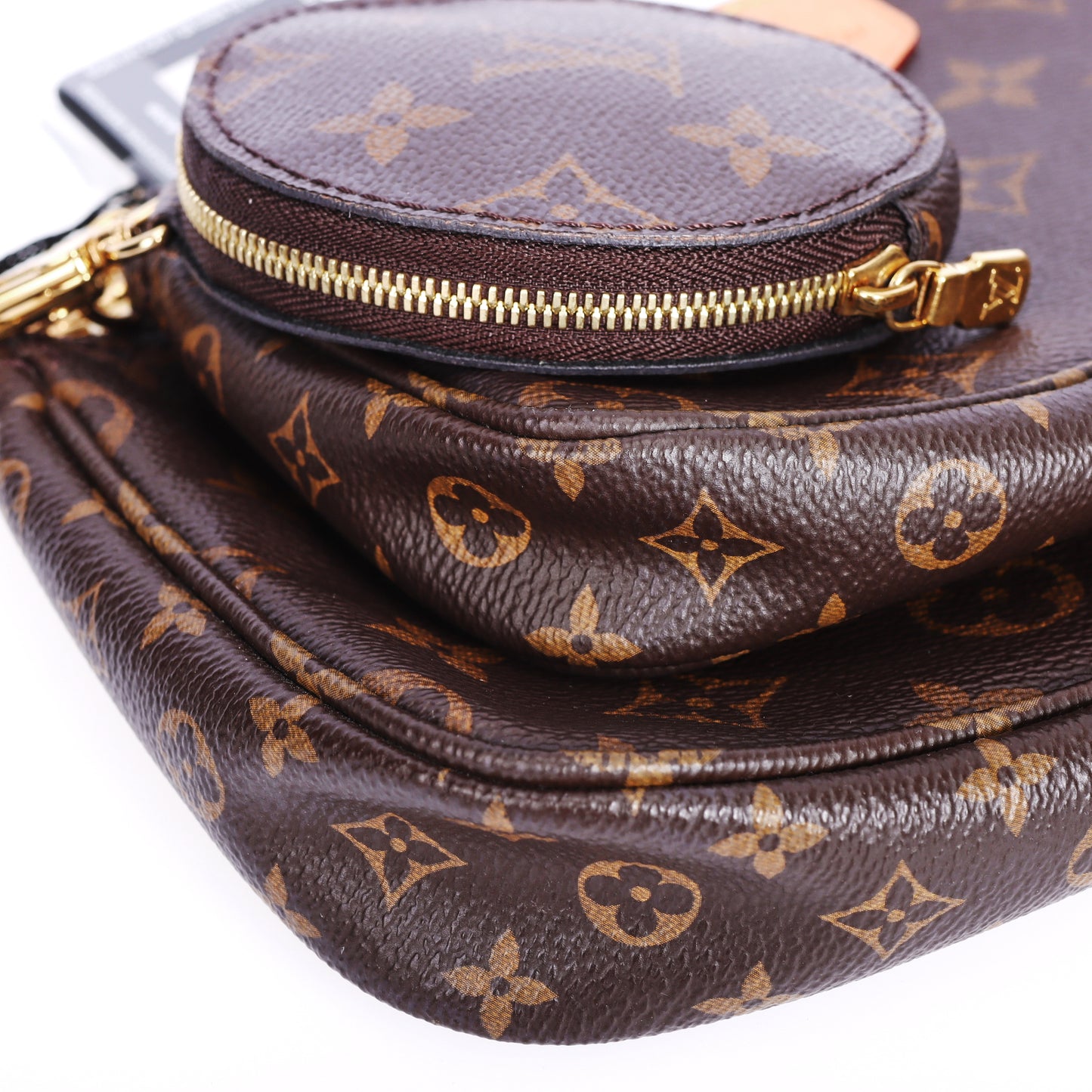 Pre-Owned Louis Vuitton Multi Pochette Accessoires Brown Coated Canvas Shoulder Bag 94399459