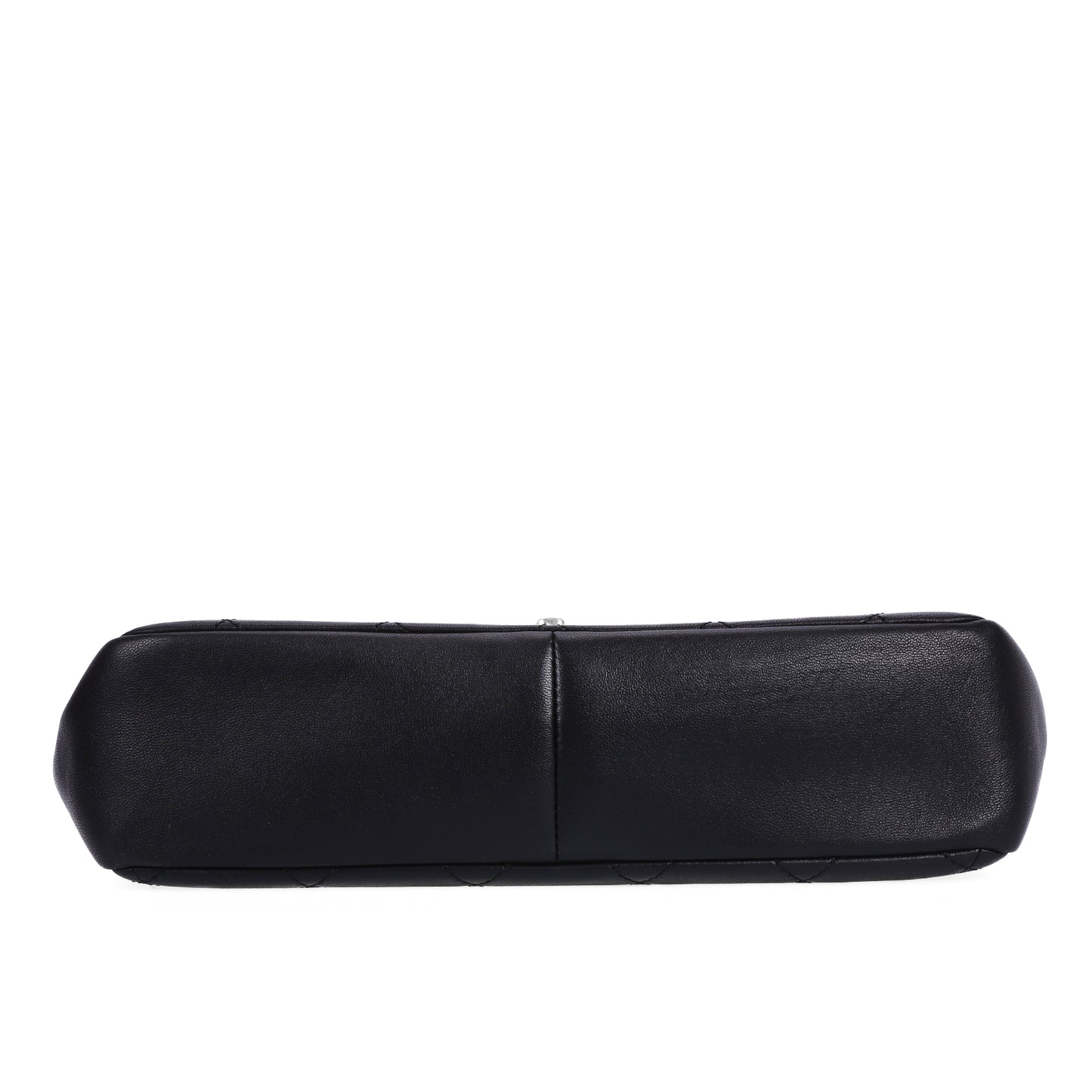 Pre-Owned Chanel Classic Flap Large Size Black Lambskin Shoulder Bag 94566994