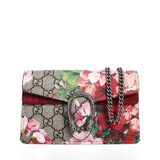 Pre-Owned Gucci Dionysus Begei Coated Canvas Wallet on Chain 96497999