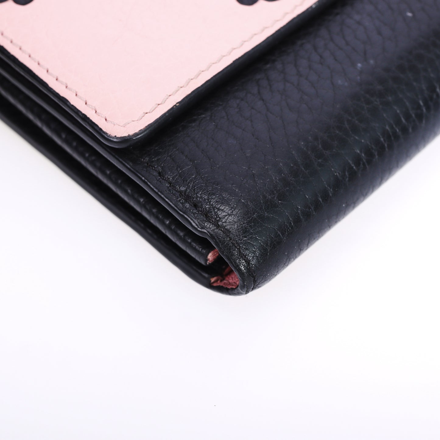 Pre-Owned Louis Vuitton Black Calfskin Long Wallet  96873777