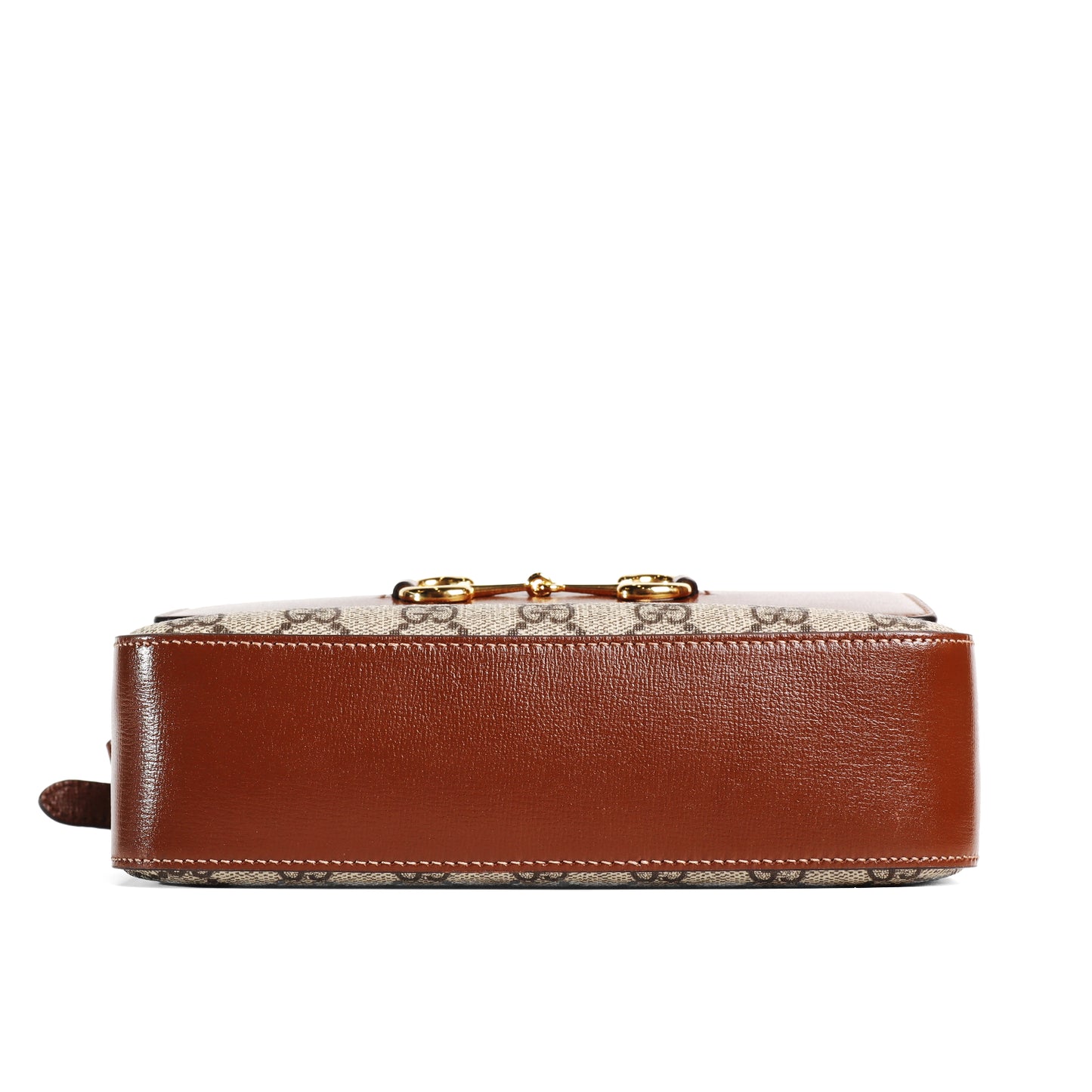 Pre-Owned Gucci Horsebit 1955 Beige GG Supreme Coated Canvas Crossbody Bag 97341235