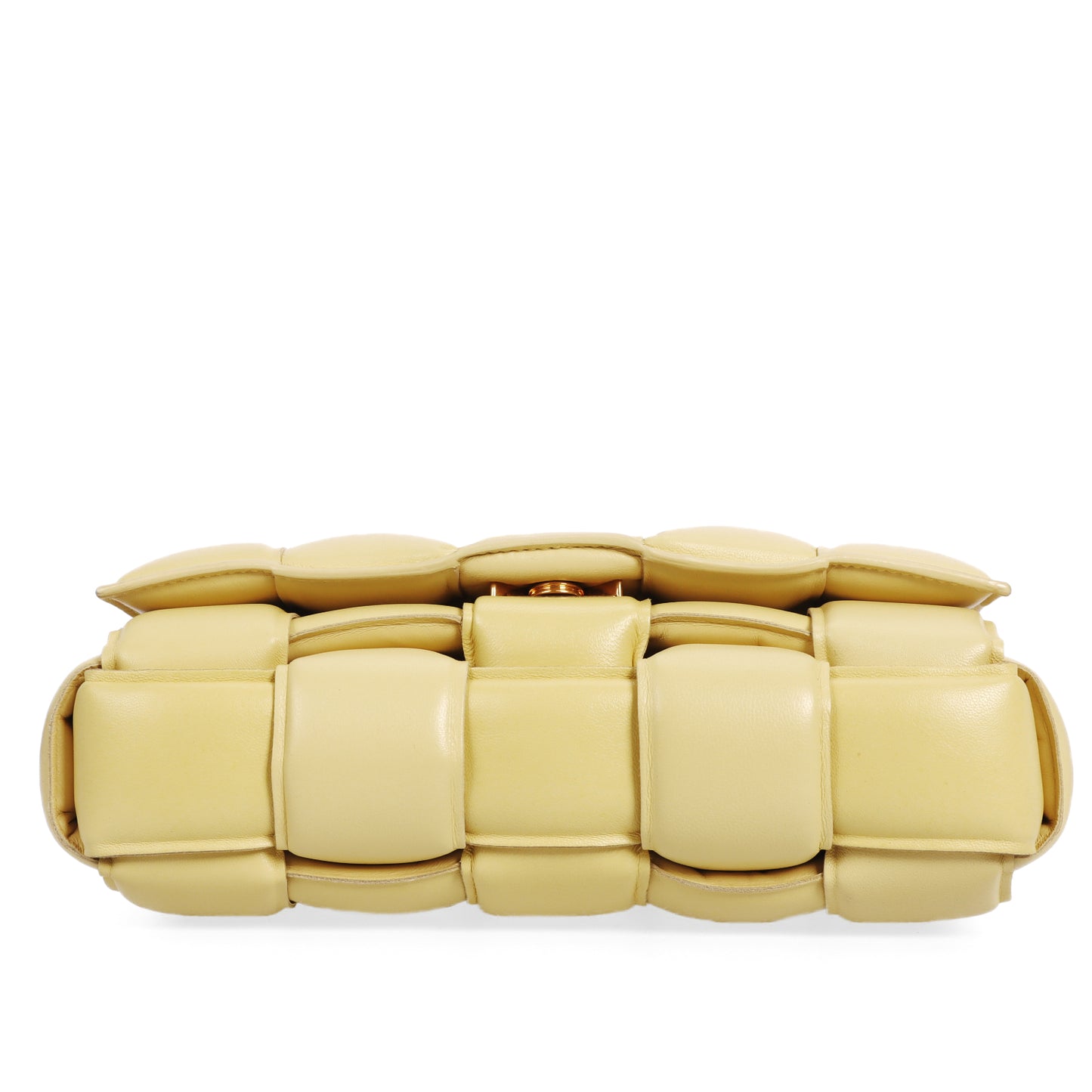 Pre-Owned Bottega Veneta Padded Cassette Yellow  97348888 c