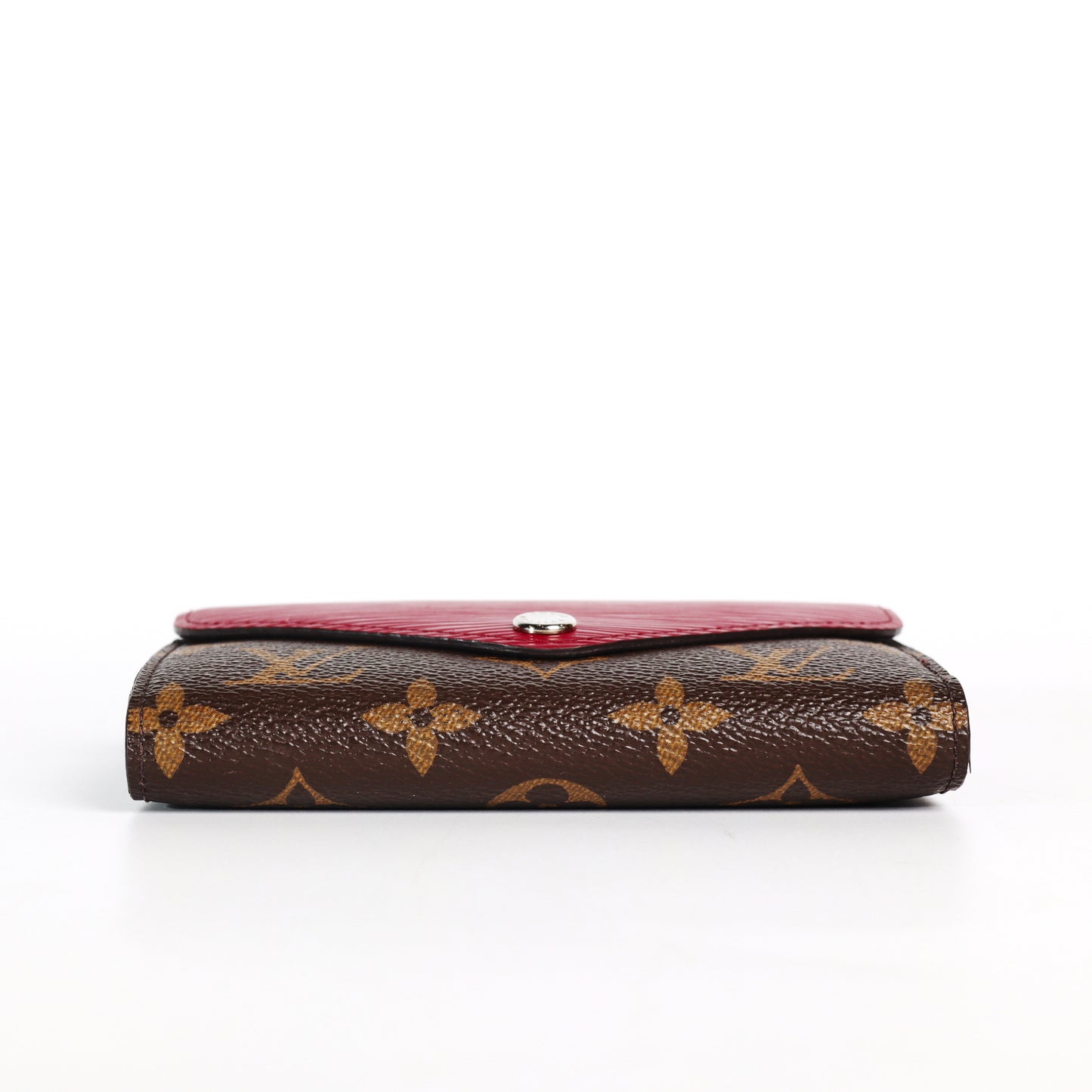 Pre-Owned Louis Vuitton Monogram Red Epi Leather Wallet 97356586