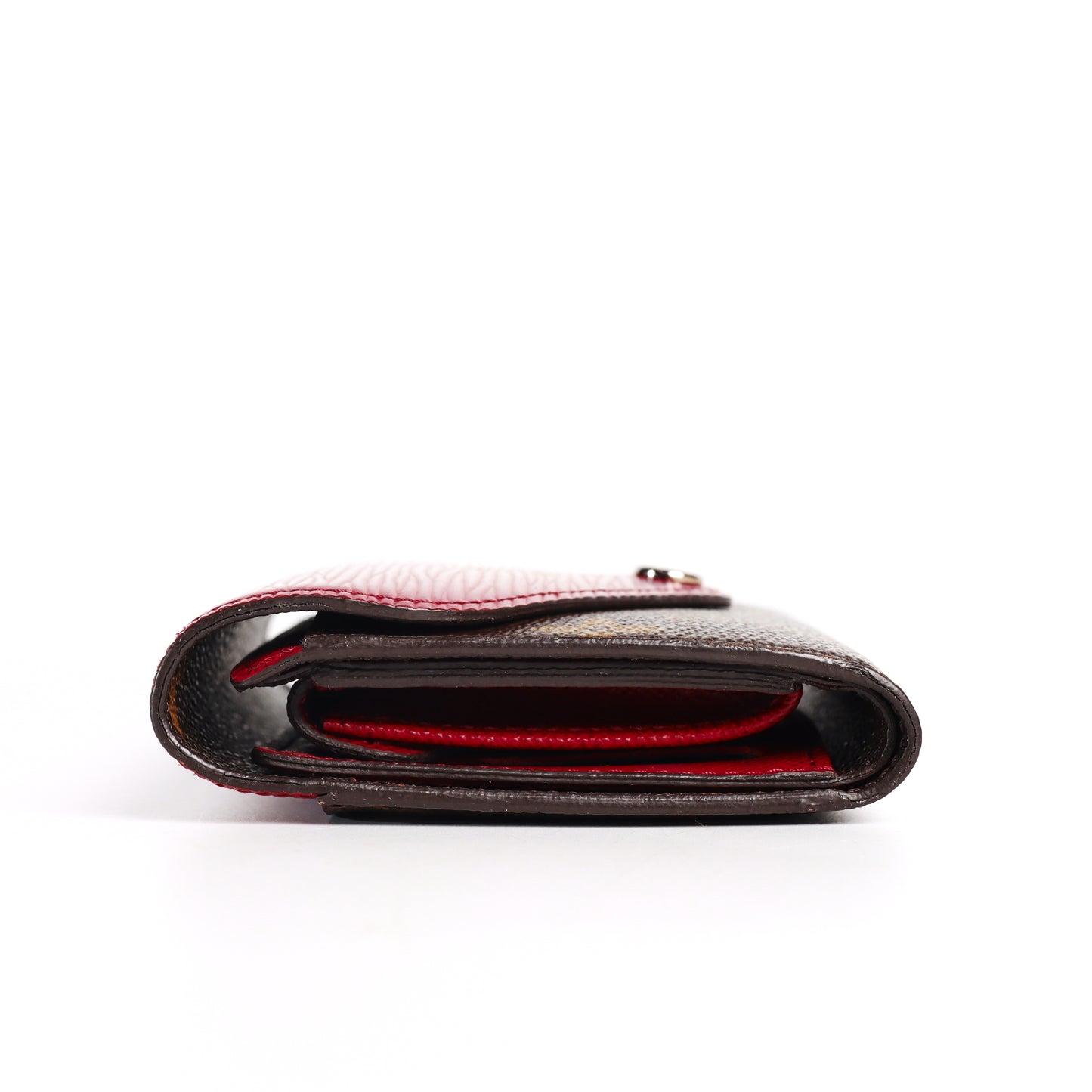 Pre-Owned Louis Vuitton Monogram Red Epi Leather Wallet 97356586