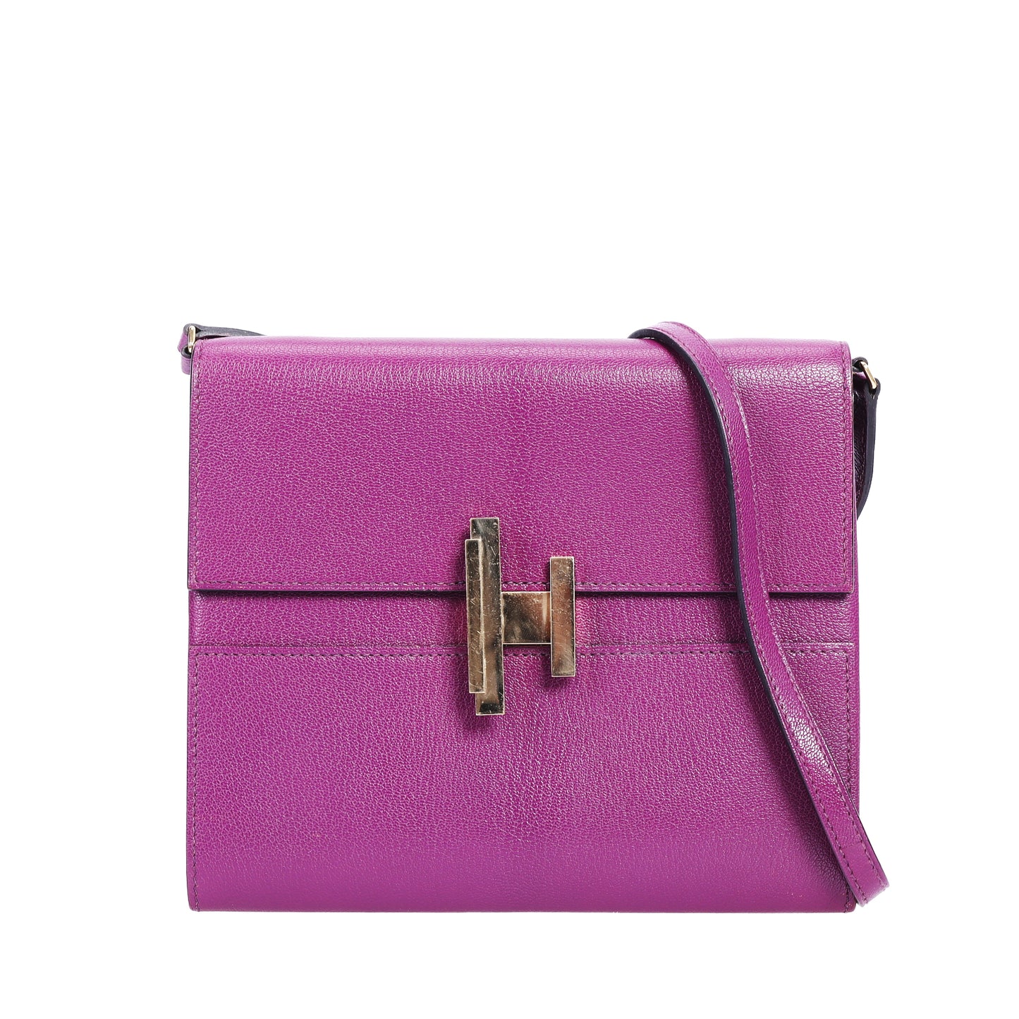 Pre-Owned Hermès Cinhetic Anemone Chevre Mysore Shoulder Bag 98072288L