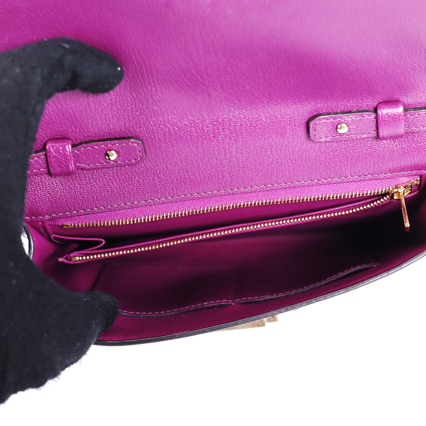 Pre-Owned Hermès Cinhetic Anemone Chevre Mysore Shoulder Bag 98072288L