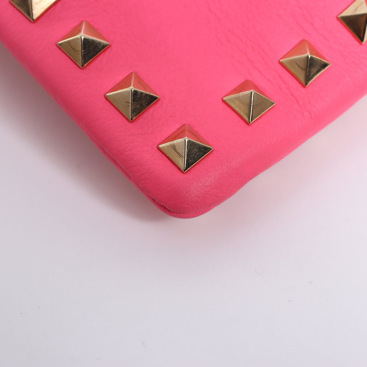Pre-owned💞 Pink Studded Bag