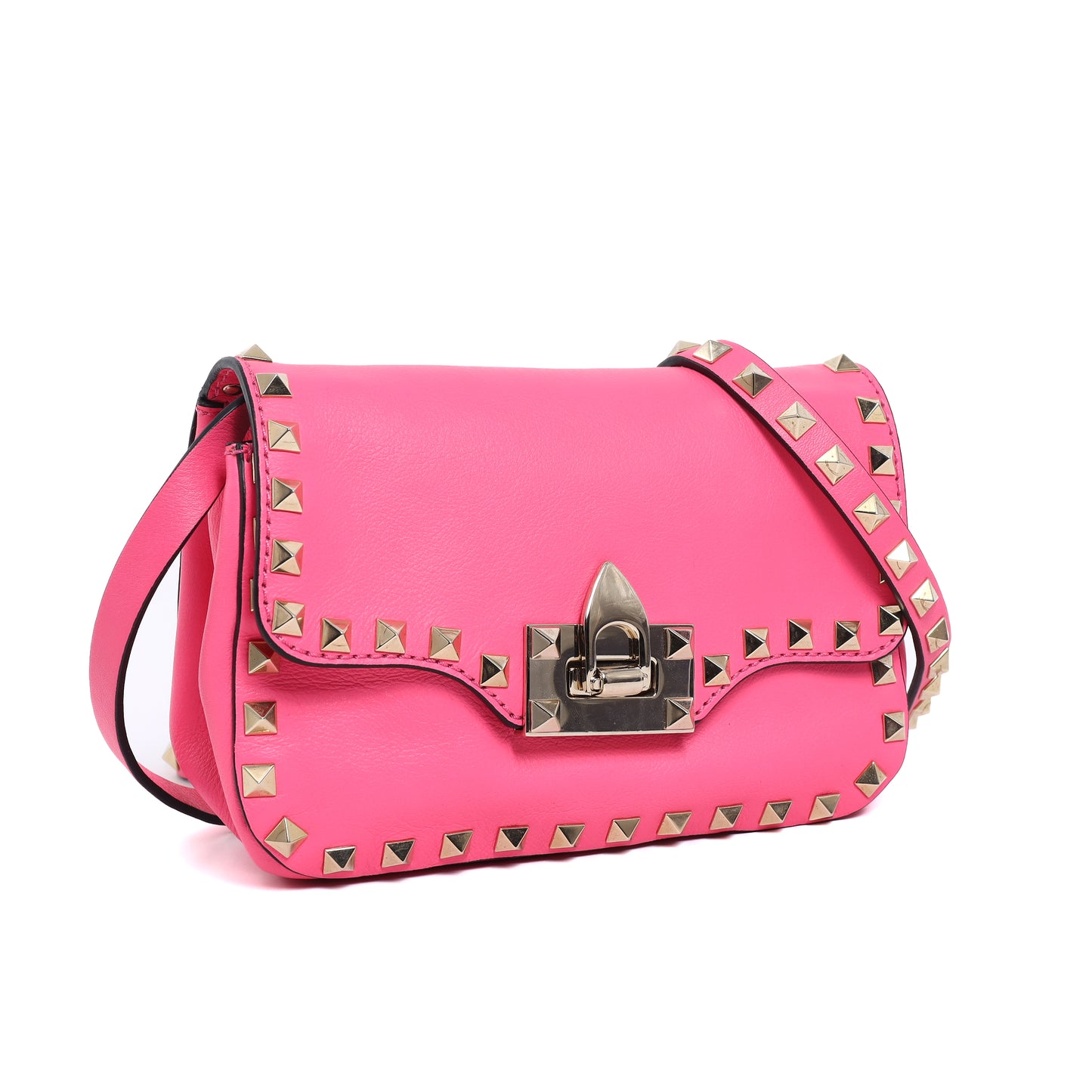 Pre-owned💞 Pink Studded Bag